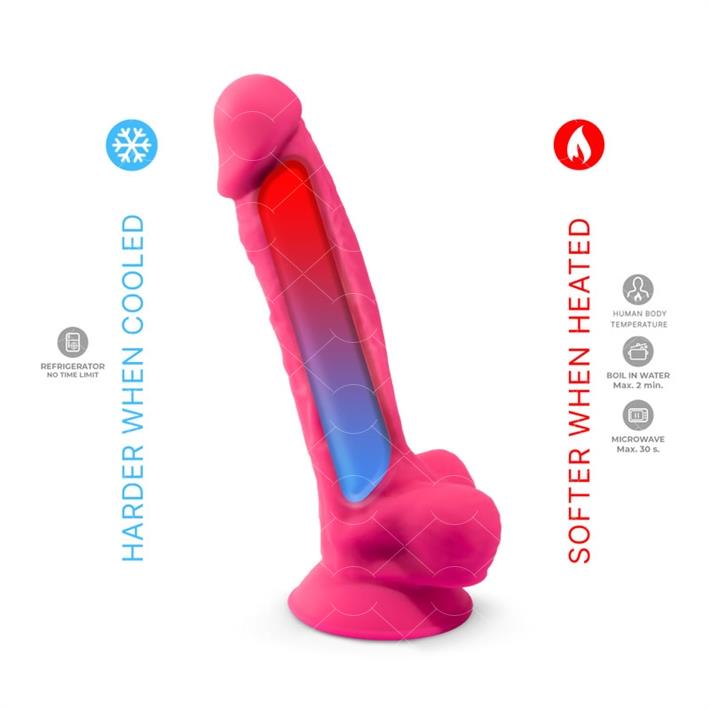 Dildo Pinky Termorreactivo 8"1