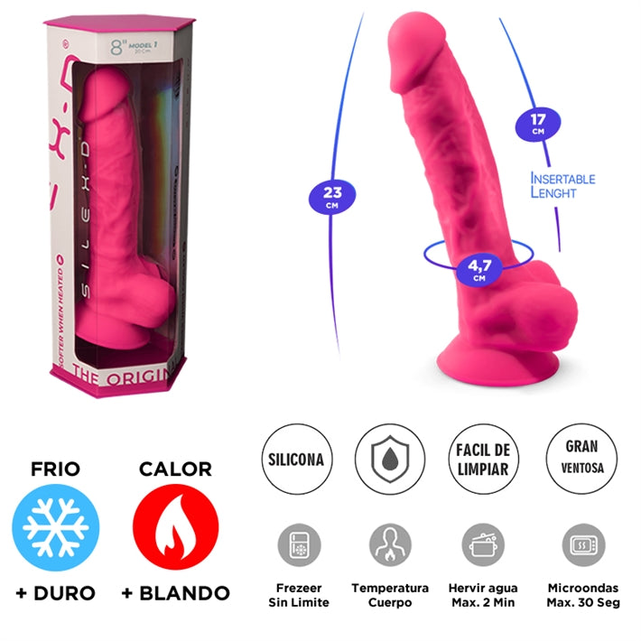 Dildo Pinky Termorreactivo 8"1