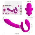 Strap on doble vibro