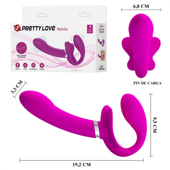 Strap on doble vibro