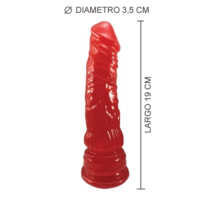 Dildo macizo jelly