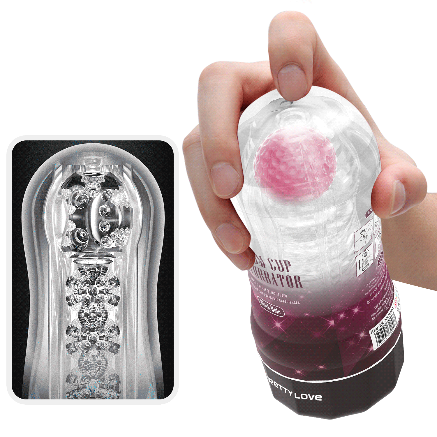 Vacuum cup pink