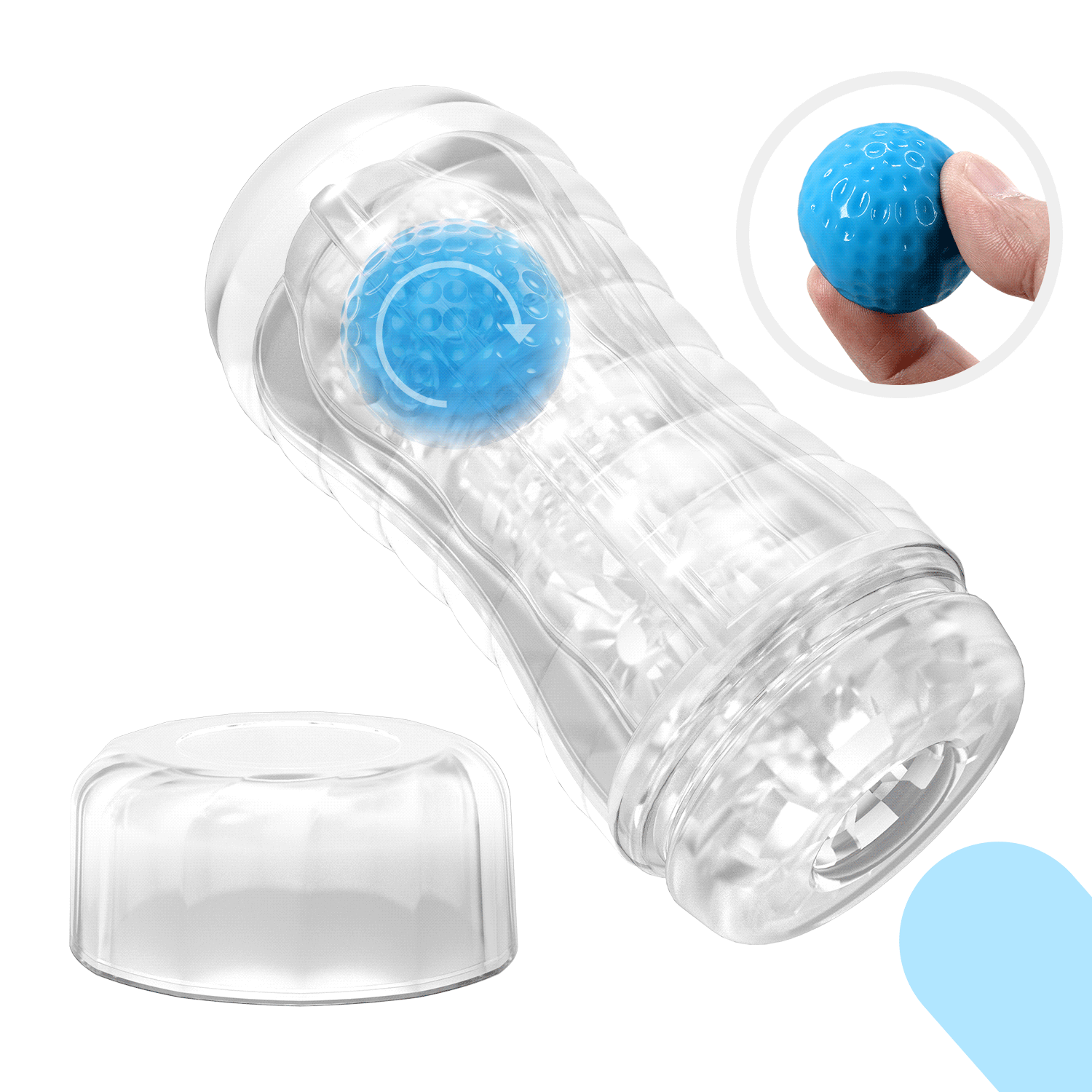 Vacuum cup blue