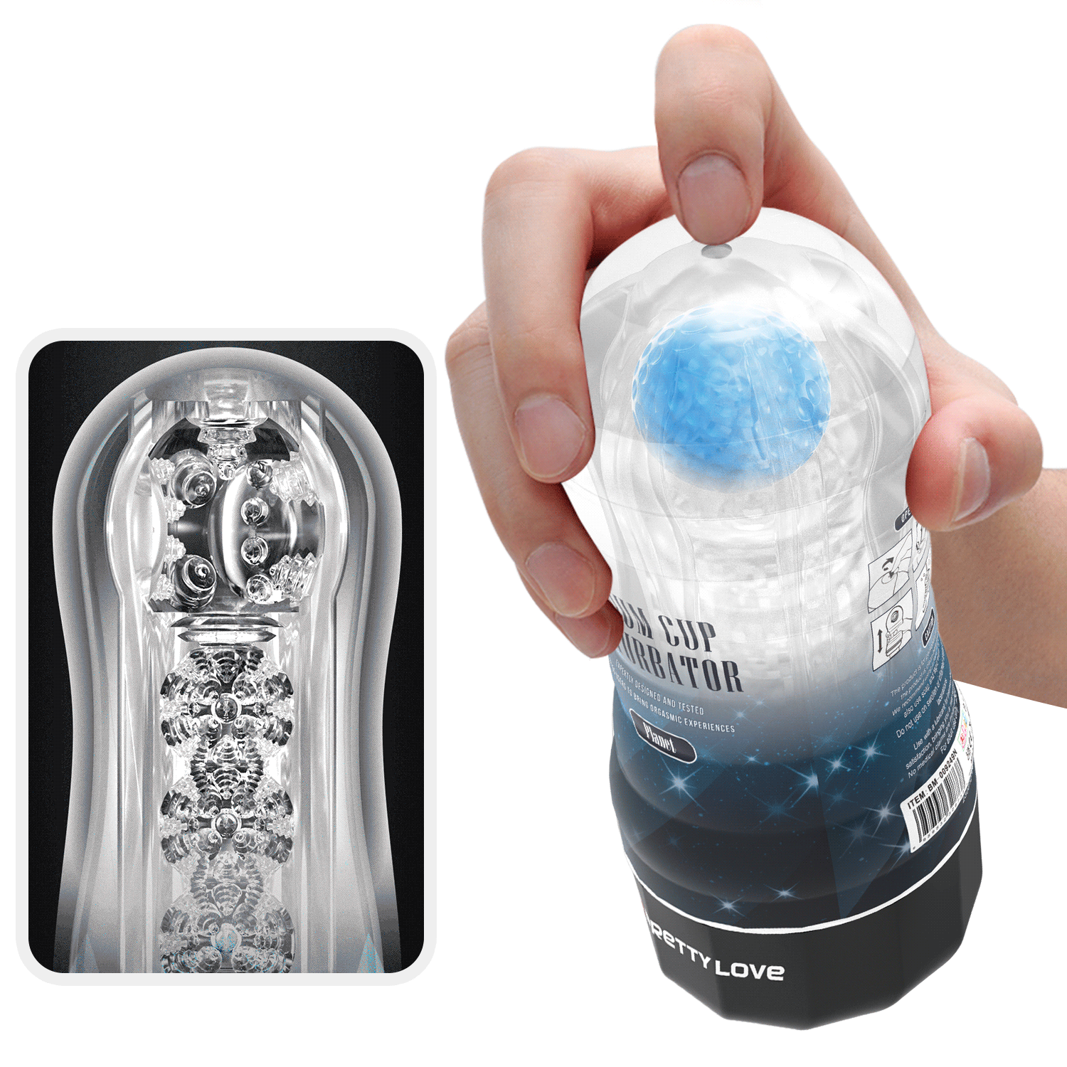 Vacuum cup blue