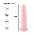 Dildo macizo súper piel